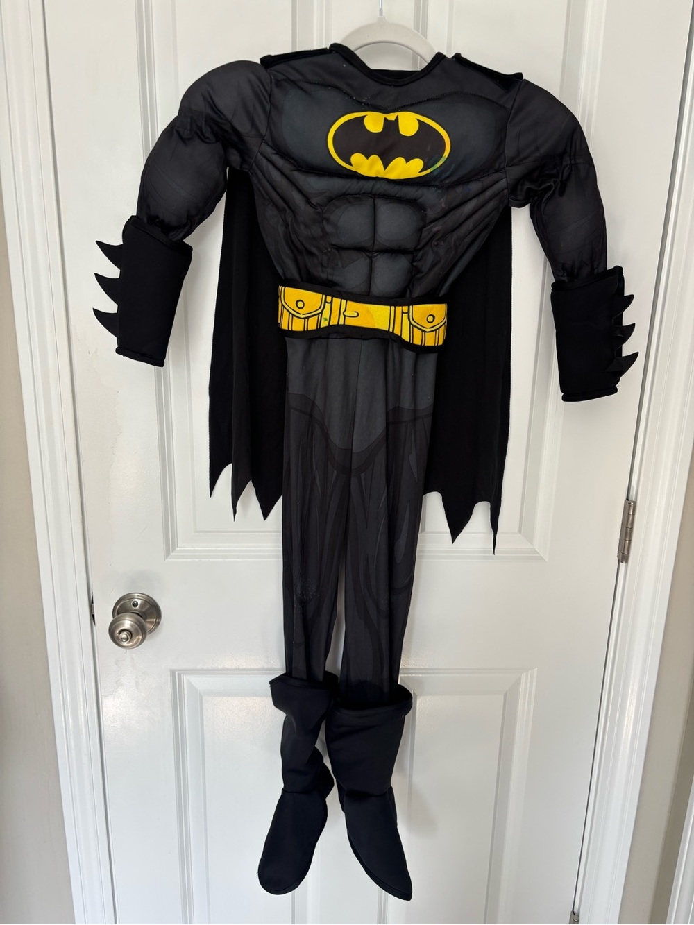 🎃Rubie's Black and Yellow Padded Batman Costume with Cape And Mask🎃